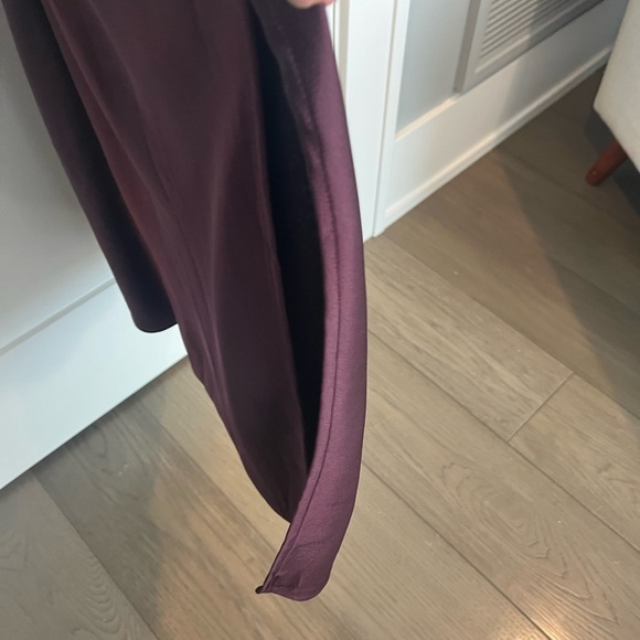 BHLDN Purple Cowl Neck Dress - Picture 8 of 16